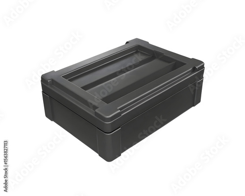 Black box for weapons 3d illustration photo