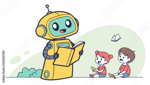 Robot Reading to Children: Future of Education