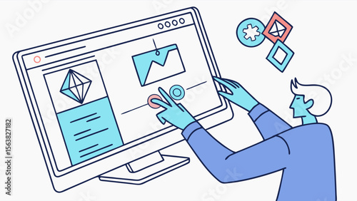 Interactive Design - Abstract User Interface Manipulation