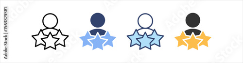Experience Icon Set Multiple Style Collection