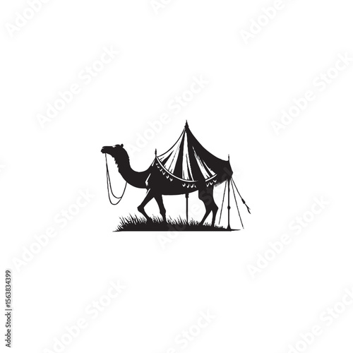 Timeless Camel Caravan Silhouette – Desert Journey, Culture & Nomadic Spirit
