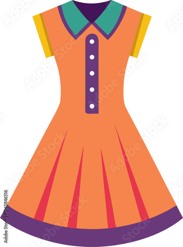 A-line dress icon
