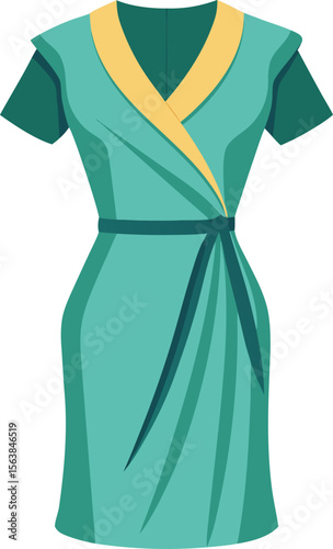 Wrap dress icon
