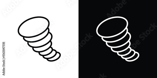 Cornucopia icon for website, vector design template elegant style