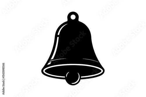christmas bell isolated on white