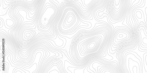 Abstract topography contour map line and modern wavy map line design, digital print terrain lines texture vector white background.	