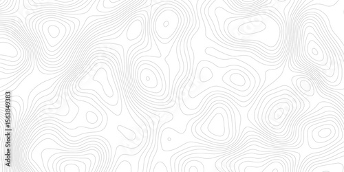 Abstract topography contour map line and modern wavy map line design, digital print terrain lines texture vector white background.	