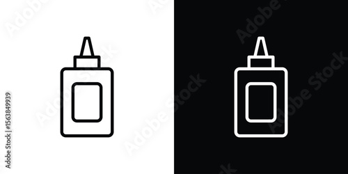 Glue icon for website, vector design template elegant style