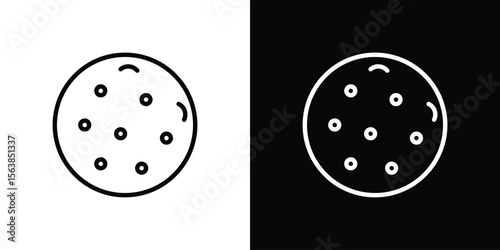 Leukemia icon for website, vector design template elegant style
