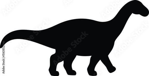 amargasaurus line arts with white background