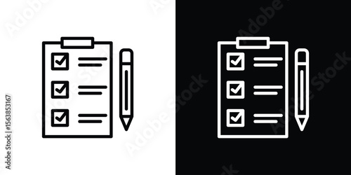 Requirements icon for website, vector design template elegant style