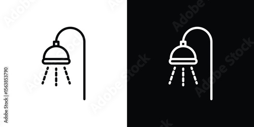 Shower Head icon for website, vector design template elegant style