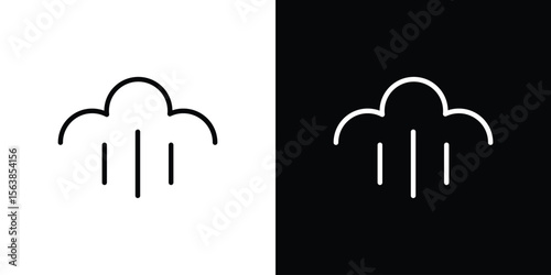 Steam icon for website, vector design template elegant style