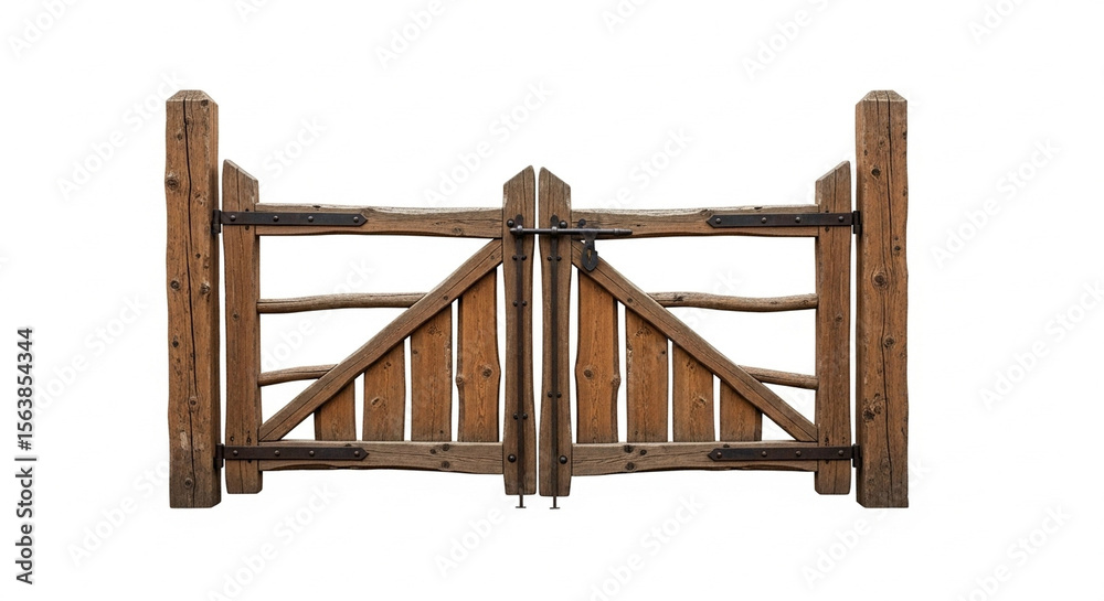 Obraz premium old wooden fence