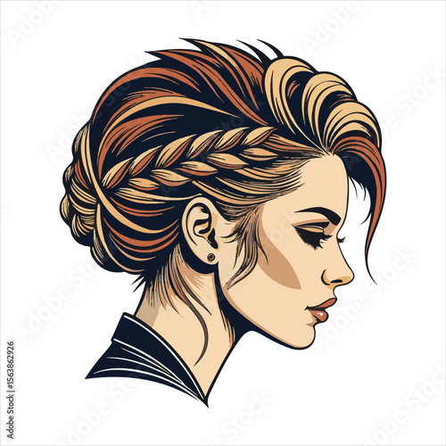 Man vector logo. Icon of man silhouette vector illustration.