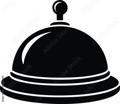 a reception bell with a circular top plunger