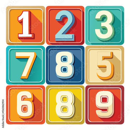 Colorful number blocks