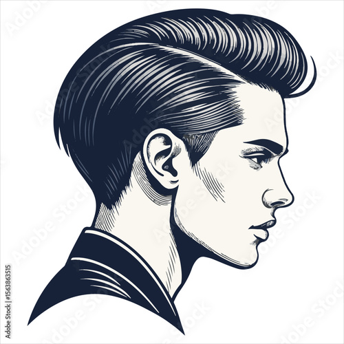 Man vector logo. Icon of man silhouette vector illustration.