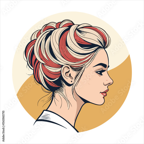 Man vector logo. Icon of man silhouette vector illustration.