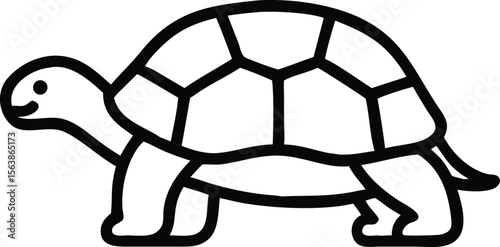  aldabra giant tortoise line arts 