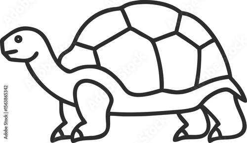  aldabra giant tortoise line arts 
