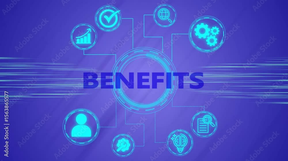 BENEFITS inscription coming out from an open book, business concept BENEFITS inscription coming out from an open book, business concept