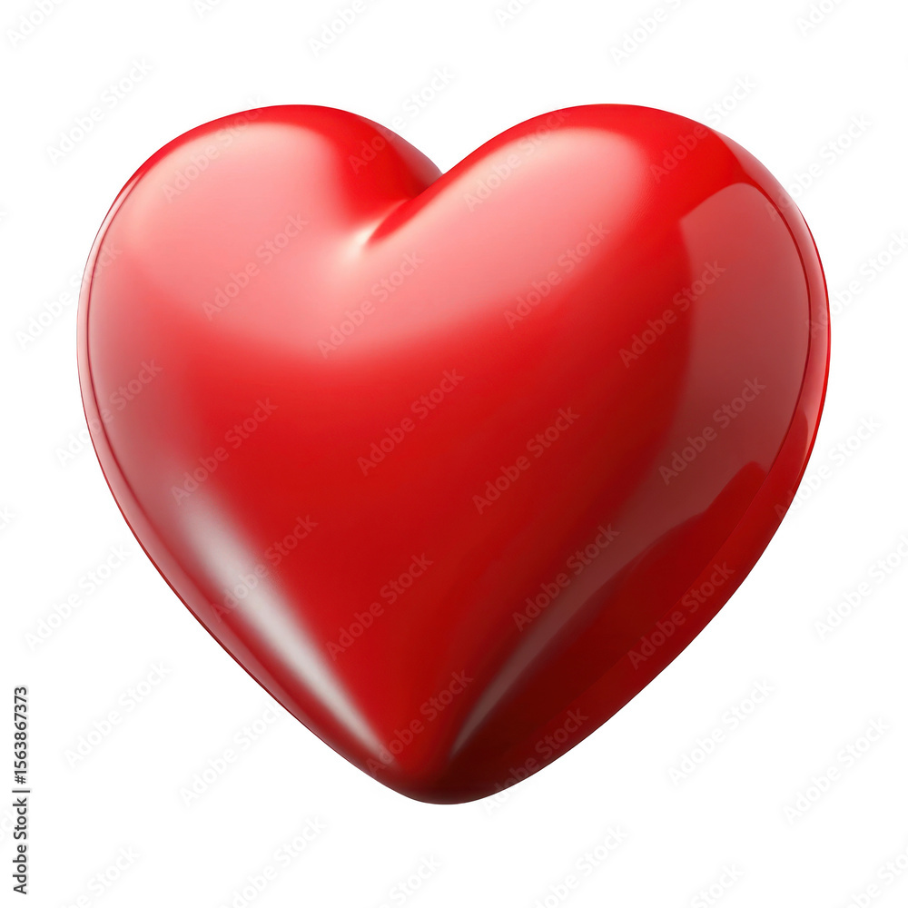 3d red heart isolated on transparent background 3d red heart isolated on transparent background