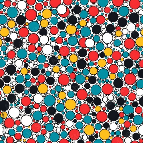 Abstract Geometric Pattern and Colorful Texture Background