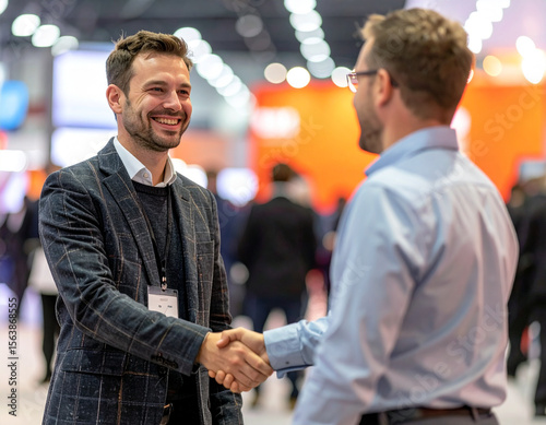 Business Handshake Networking Trade Fair Professional Meeting
