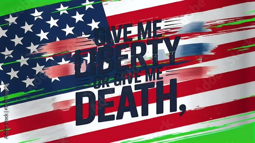Animated Quote Graphic Revealing on Green Screen with Distressed Font and Dynamic Paint Strokes