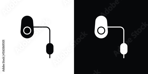 Anesthesia icon of glyph style design vector pack