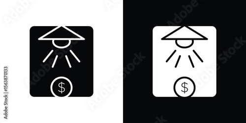 Business incubator icon of glyph style design vector pack