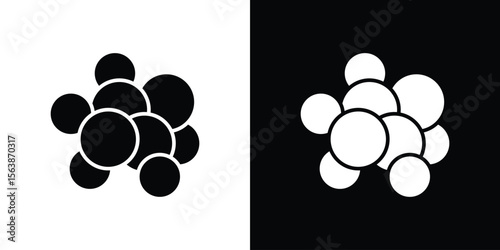 Cancer icon of glyph style design vector pack