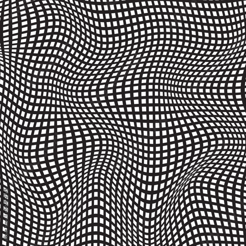 abstract black line mash pattern design.