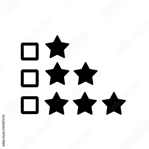 star rating vector icon