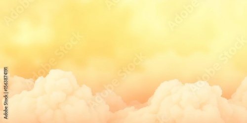 Soft orange and cream pastel clouds, abstract textured gradient ,  sunset,  painting