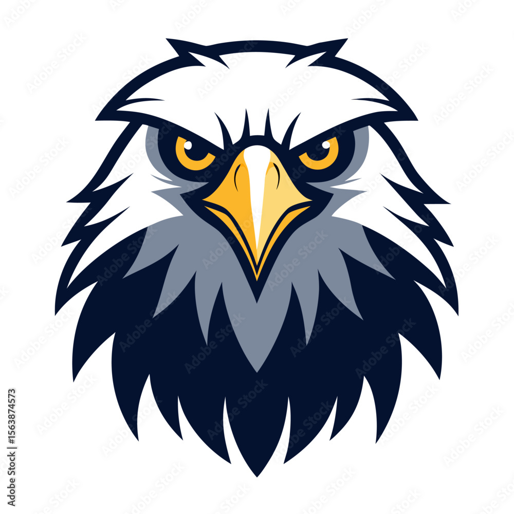 Fototapeta premium eagle head vector