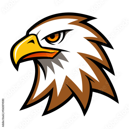 eagle head vector illustration