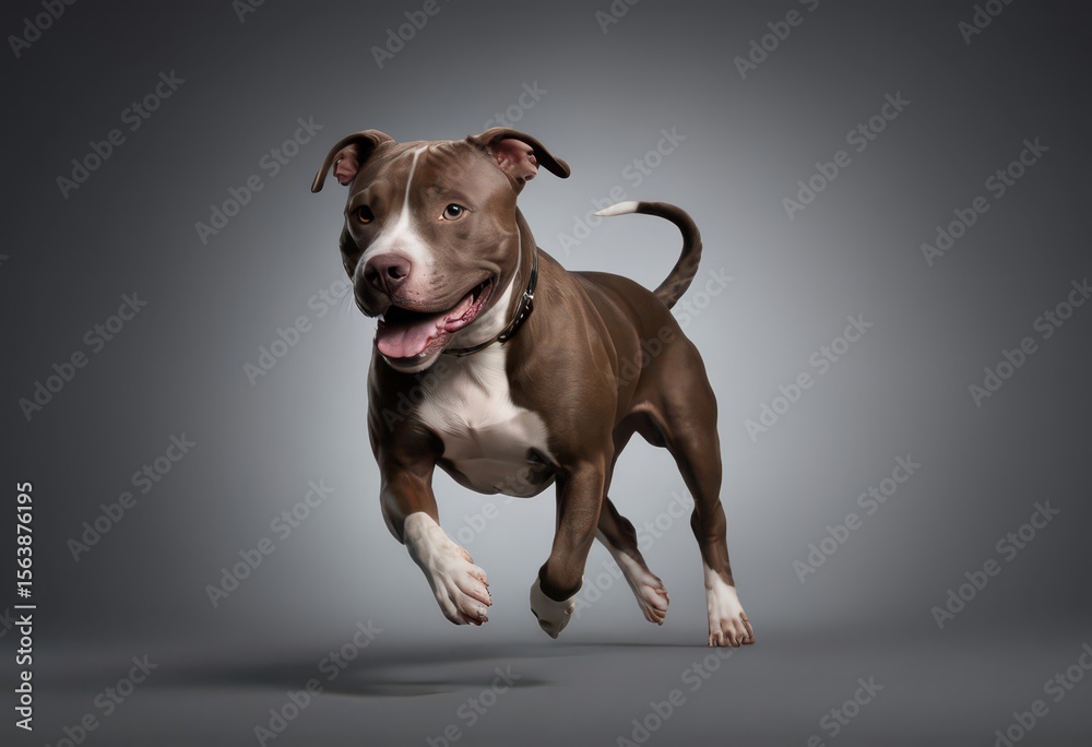 pitbull dopg isolated on grey neutral studio background, adorable pet, aggressive doggy 6 pitbull dopg isolated on grey neutral studio background, adorable pet, aggressive doggy 6