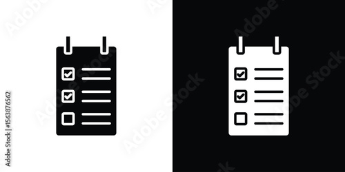 Reservation icon of glyph style design vector pack