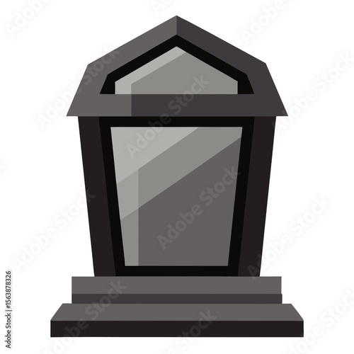 Sealed Tomb  Vector Religious Easter Symbol for Microstock Graphics