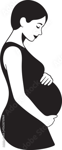 Expecting Mother Serenity Illustration