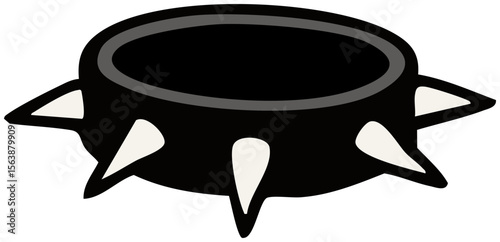 Punk vector icon with retro grunge style. Ideal for zines, stickers, posters, tattoos, and alternative fashion design. Punk Stickers. SVG. Vector.