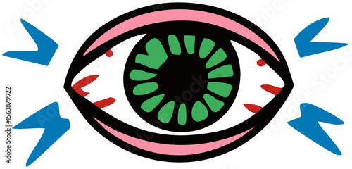 Punk vector icon with retro grunge style. Ideal for zines, stickers, posters, tattoos, and alternative fashion design. Punk Stickers. SVG. Vector.