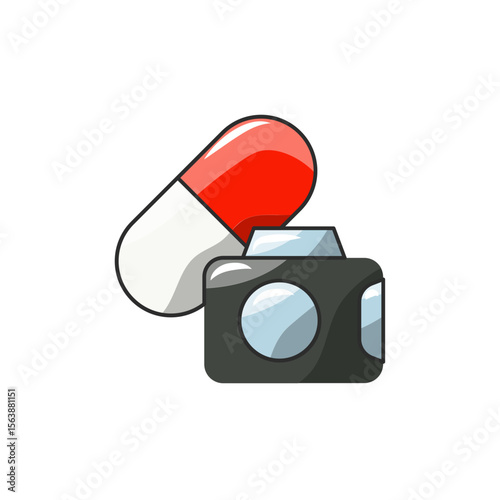 Pill ID Icon, Camera Medicine Identifier.