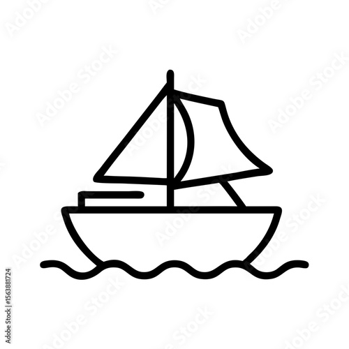 sailing ship vector illustration
