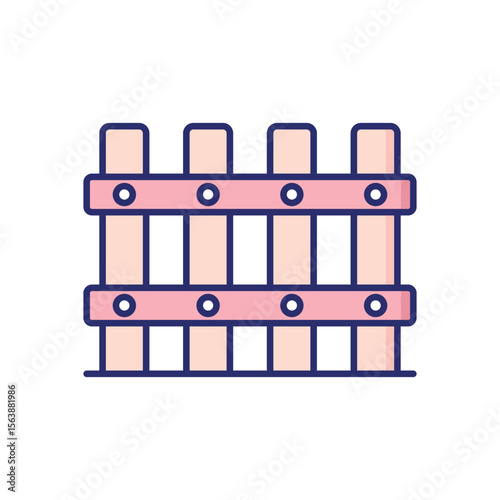 Fence Vector icon