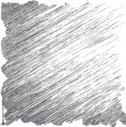 Grunge square layout texture with aged edge design. Distressed border pattern overlay. Perfect for poster, banner, and art visuals.