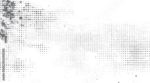Vintage halftone grunge effect texture. Abstract dotted surface for retro posters. Great for screen print inspired artwork.