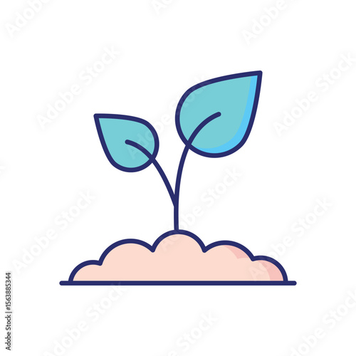 Seedling Vector icon
